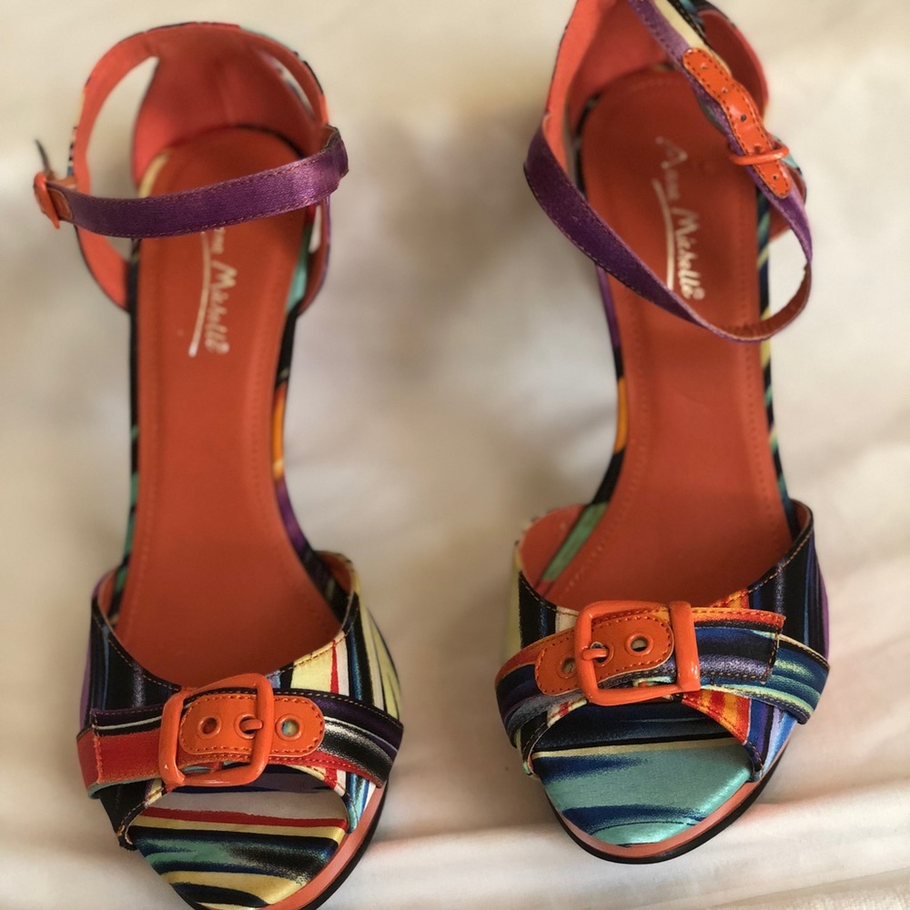 Anne Michelle Peep Toe Stilettos